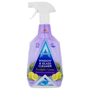 Astonish Window & Glass Cleaner Spray Eucalyptus & Lemon 750ml