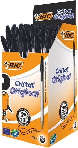 Bic Cristal Ball Pen Medium Black