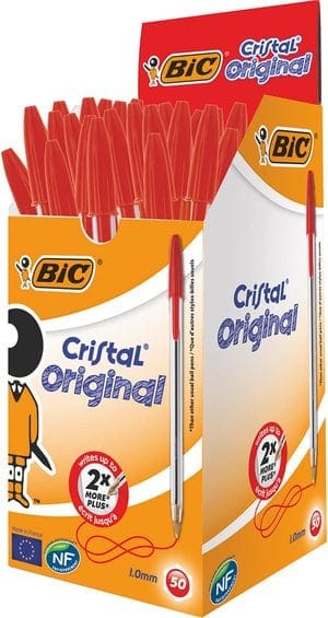 Bic Cristal Ball Pen Medium Red