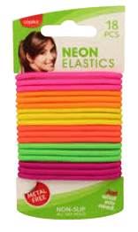 Capitol Neon Hair Elastics 18's