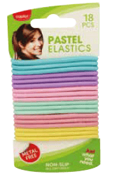 Capitol Pastel Hair Elastics 18's