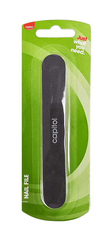 Capitol Cushioned Nail File Assorted Colours