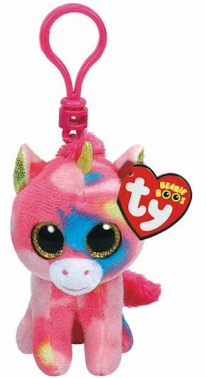 TY Beanie Boos Clip - Fantasia the Unicorn 3.5"