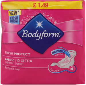 Bodyform Ultra Normal Wings 10's PMP £1.49