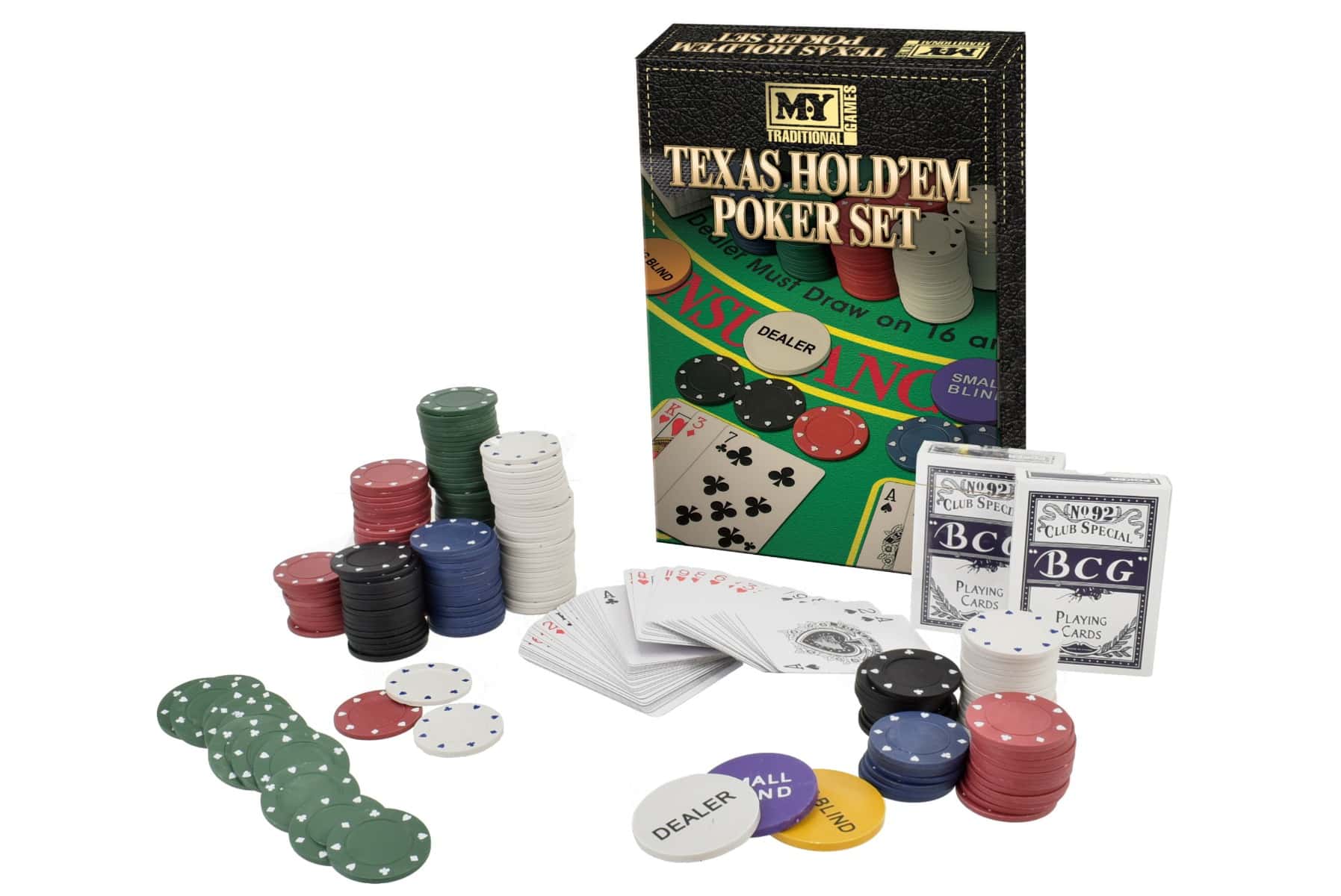 Texas Hold'em Poker & Blackjack Set