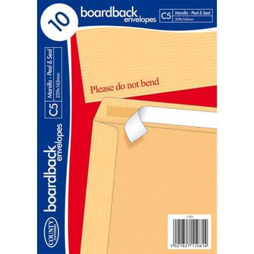 Boardback Envelopes - C5 229 x 162mm