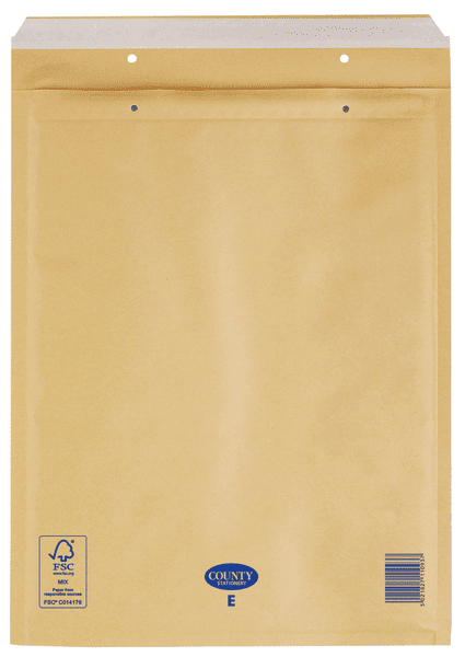 Manilla Bubble Envelopes - E 220 x 265mm