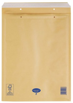 Manilla Bubble Envelopes - F 220 x 340mm