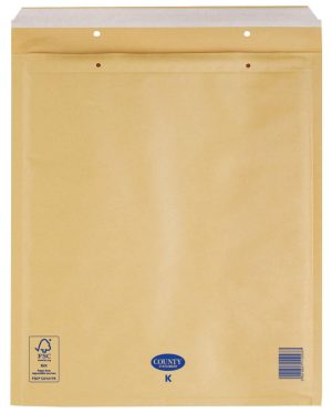 Manilla Bubble Envelopes - K 350 x 470mm