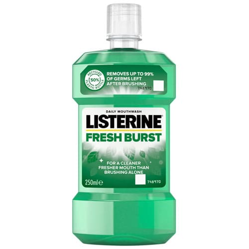 Listerine Fresh Burst Mouthwash 250ml