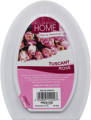 All About Home Tuscany Rose Air Freshener Gel 150g