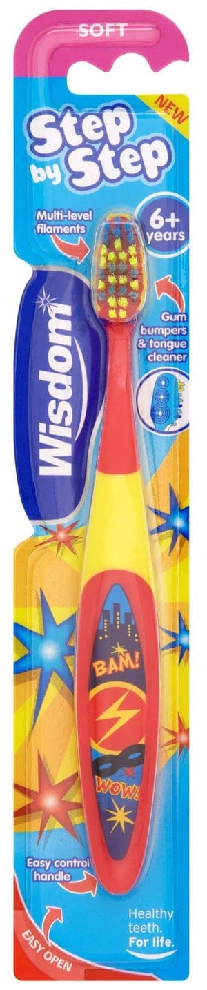 Wisdom Step By Step Toothbrush 6+ Years