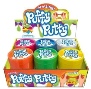 Puffy Putty 60g 6 Assorted Colours in CDU