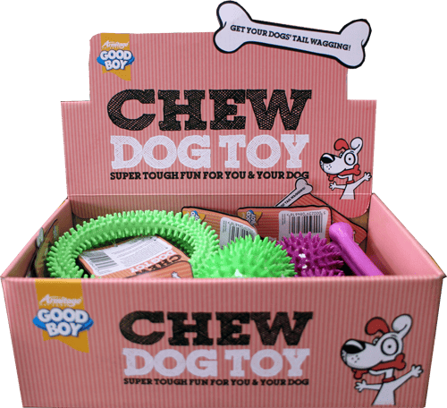 Good Boy Chewy Dog Toy Assortment (Various Sizes) CDU
