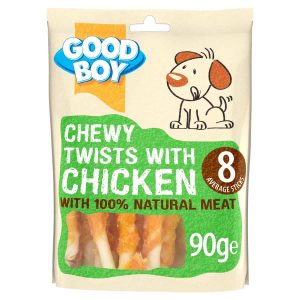 Good Boy Chewy Twists with Chicken 90g CDU