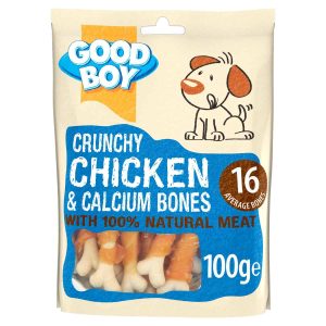Good Boy Crunchy Chicken & Calcium Bones 100g CDU