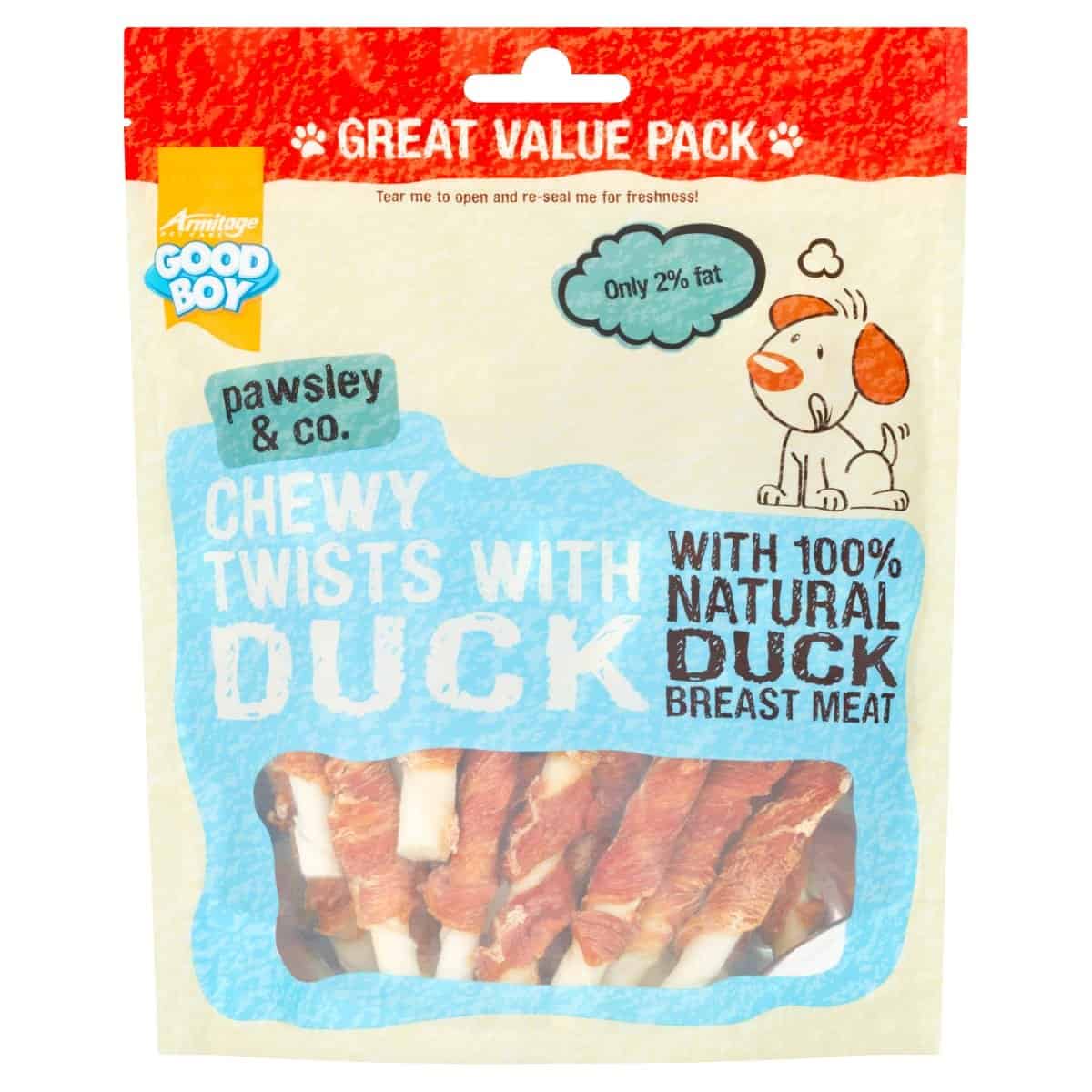 Good Boy Chewy Twists with Duck 320g