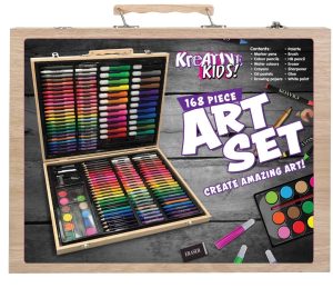 Kreative Kids Art Set Carry Case 168 Piece
