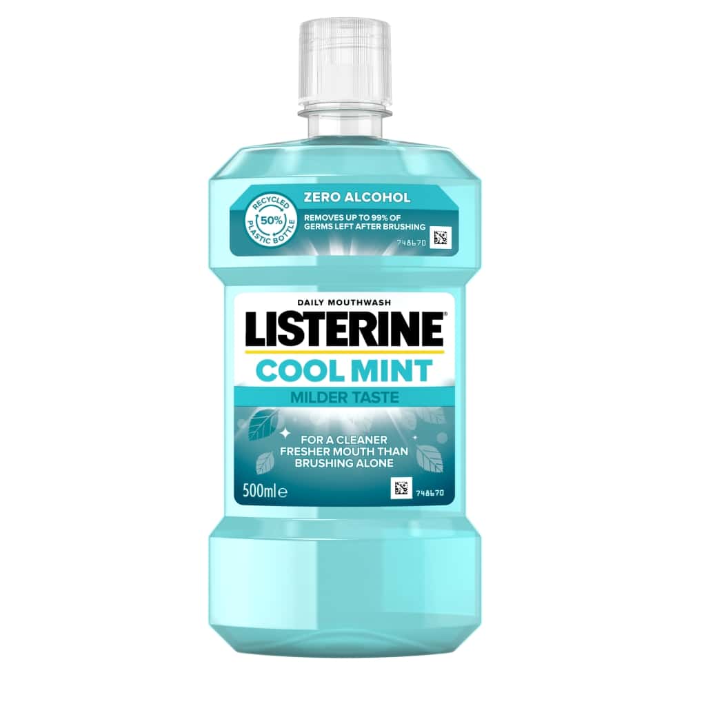 Listerine Zero Cool Mint Mouthwash 500ml