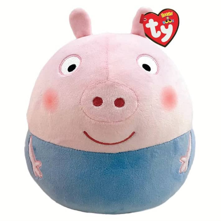 TY Squishy Beanies - George Pig - 10"