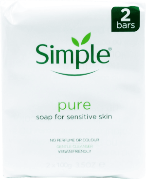 Simple Sensitive Twin Soap 2 x 100g Bars