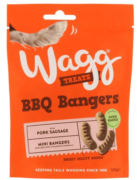 Wagg Treats BBQ Bangers 125G