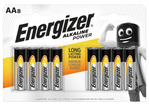 Energizer AA Alkaline Power Batteries 8pk