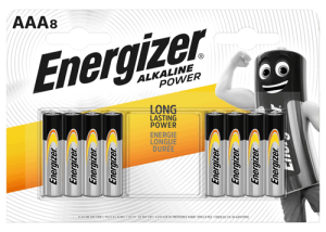 Energizer AAA Alkaline Power Batteries 8pk