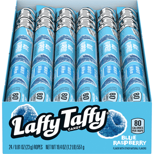 Laffy Taffy Blue Raspberry Rope 23g from Harrisons Direct