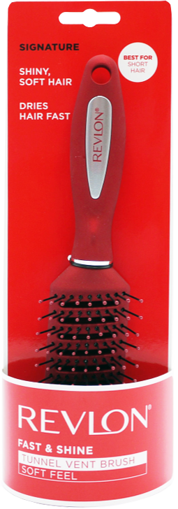 Revlon Fast & Shine Tunnel Vent Soft Feel Hairbrush