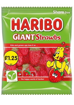 Haribo Giant Strawbs 140g £1.25 PMP