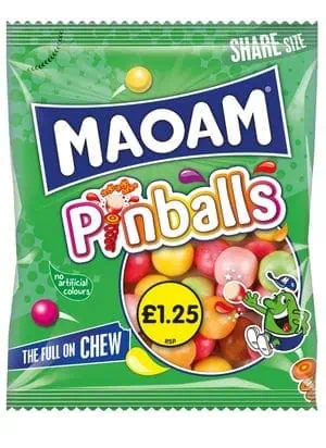 Maoam Pinballs 140g £1.25 PMP
