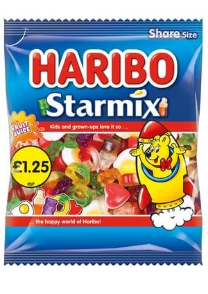 Haribo Starmix 140g £1.25 PMP