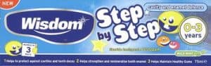 Wisdom Step By Step Toothpaste Mild Mint 0-3 Years 75ml