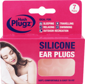 Hush Plugz Silicone Earplugs 7 Pairs