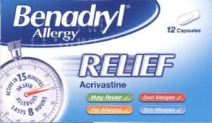 Benandryl hayfever medication wholesale