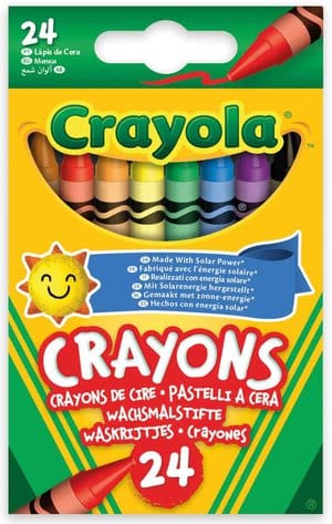 Crayola Coloured Crayons 24's