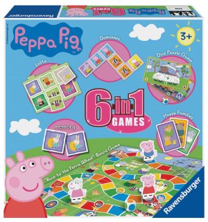 Ravensburger Peppa Pig 6-in-1 Games Set