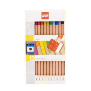 LEGO Coloured Pencils with Topper 12's