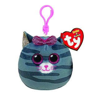 TY Squishy Beanies Clip - Kiki Cat 5"