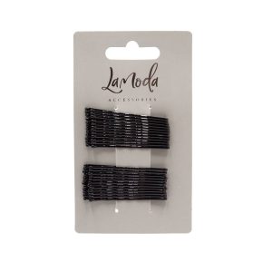 LaModa Medium Hairgrips Black 24's