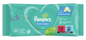 Pampers Scented Baby Wipes 52s