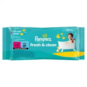 Wholesale Pampers Scented Baby Wipes 52s from Harrisons Direct
