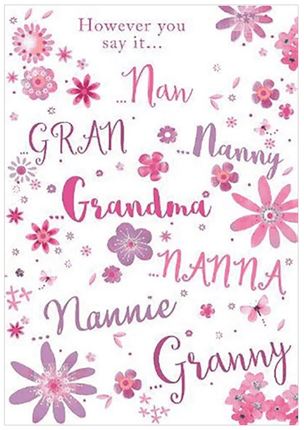 Birthday Card Gran/Nan/Grandma
