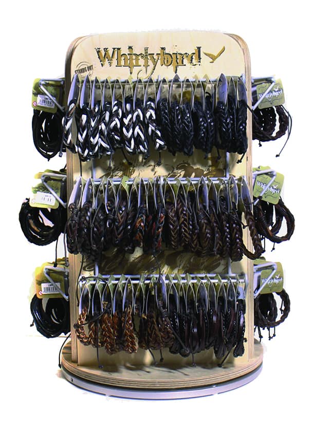 Whirlybird Leather Bracelets