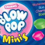 A box of Blow Pops Minis from Harrisons Direct