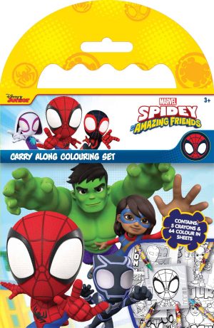 Spidey & Friends - Carry Along Colouring Set