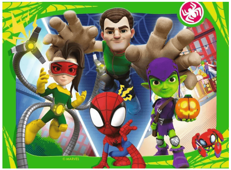 Ravensburger Spidey & Friends 4 In A Box Jigsaw Puzzle