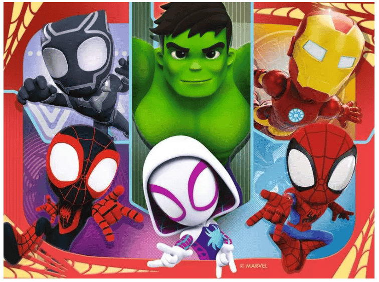 Ravensburger Spidey & Friends 4 In A Box Jigsaw Puzzle