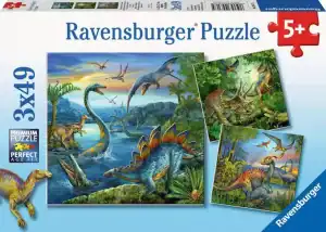 Ravensburger Dinosaur Fascination 3 x 49 Piece Jigsaw Puzzle